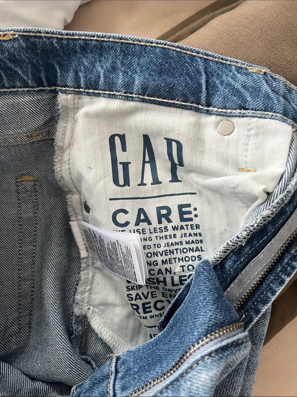 GAP Classic Light Blue Wide-Leg Women’s Jeans - Picture 3 of 5